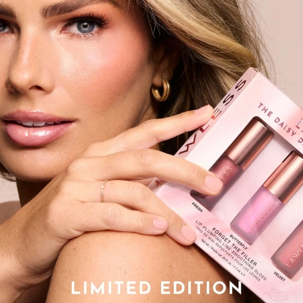 Lawless The Daisy Darlings Mini Trio Lip Gloss Set, 1.7ml x3, NIB